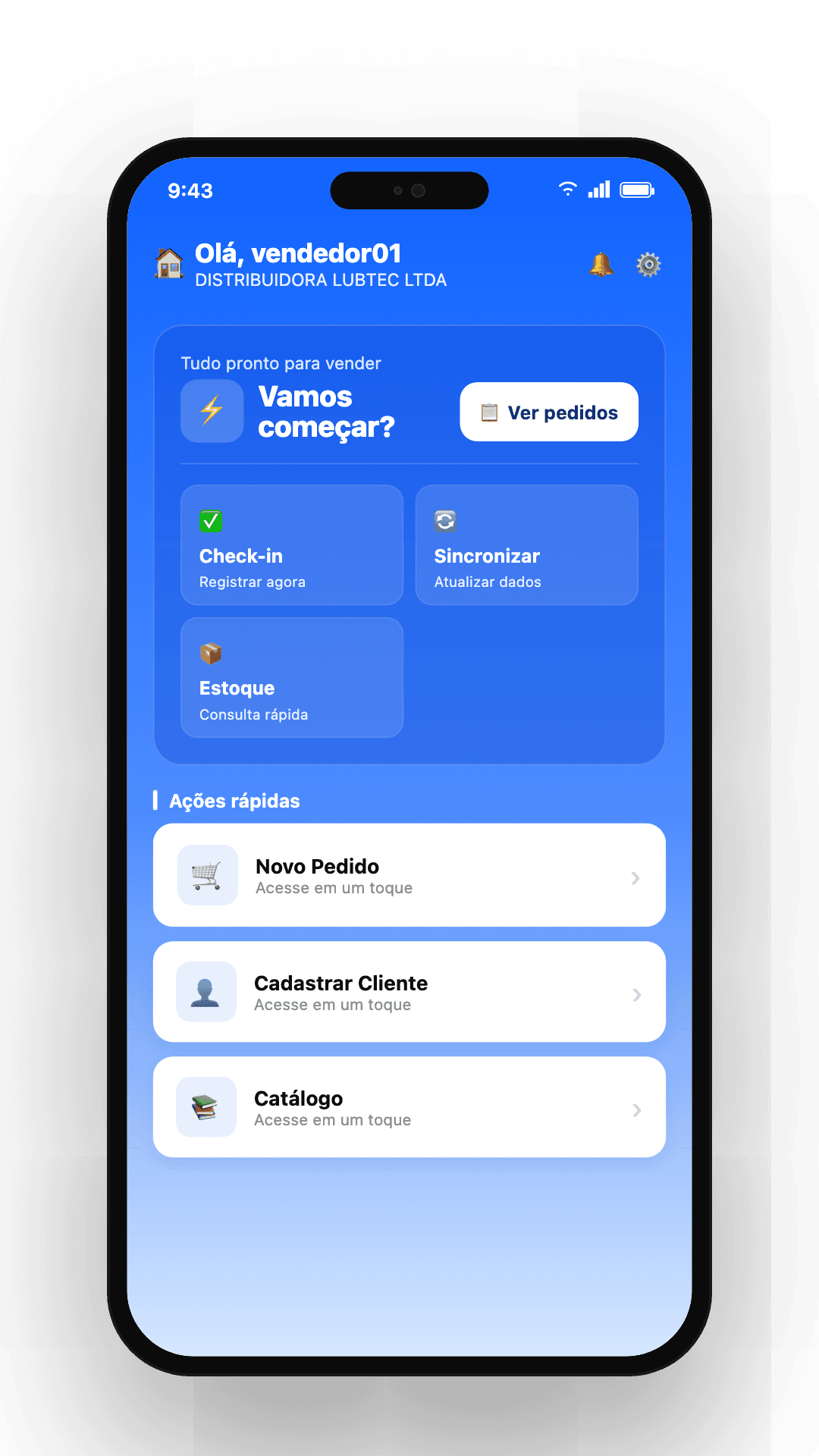Home do vendedor